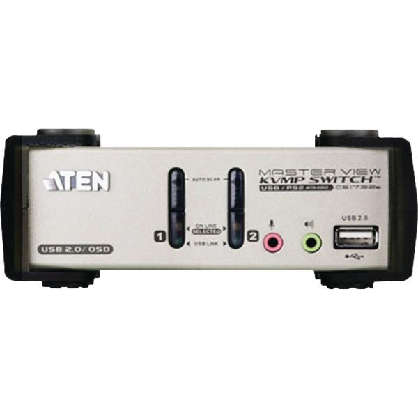 2_Port_KVM_Switch_Black_Silver