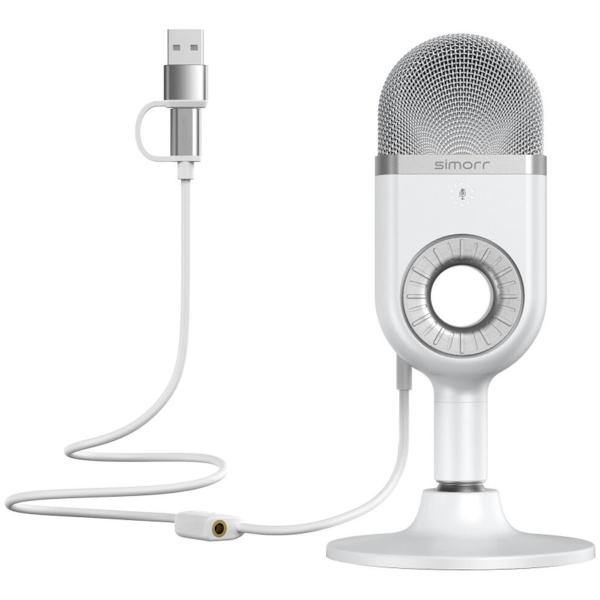 3492_Simorr_Wave_U1_USB_Condenser_Microphone_White_