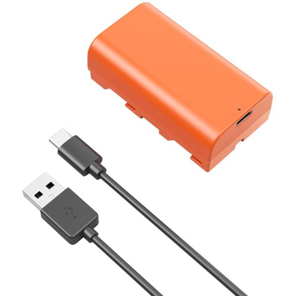 4971_NP_F550_USB_C_Rechargeable_Camera_Battery__Orange_