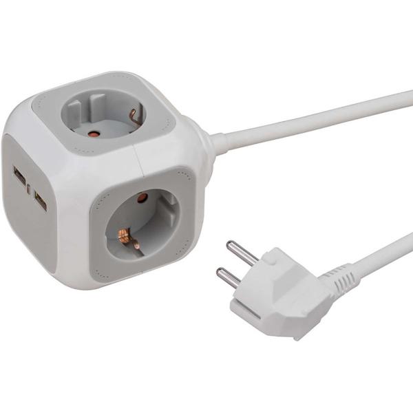 Alea_Power_Power_Strip_w__USB_4_Fold_2X_USB_Charger___1_40m_