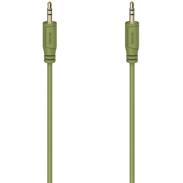 Audiocable_Flexi_Slim_3_5mm_Plug_Gold_Plated_Green_0_75m