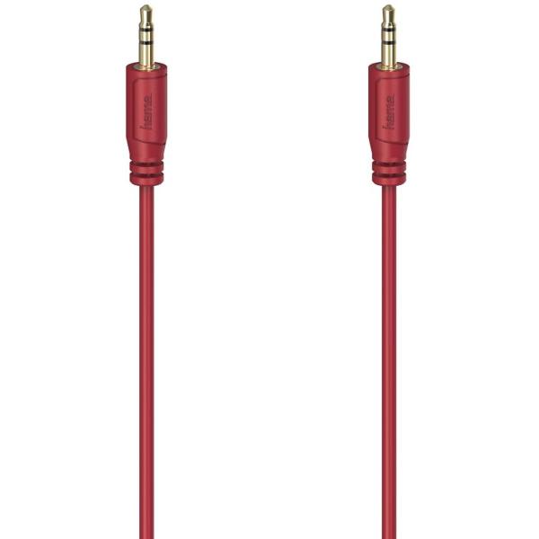 Audiocable_Flexi_Slim_3_5mm_Plug_Gold_Plated_Red_0_75m