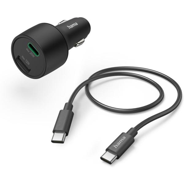 Auto_Fast_Charger_1X_USB_C_1X_USB_A_PD_QC_Oplaadset_32_Watt_