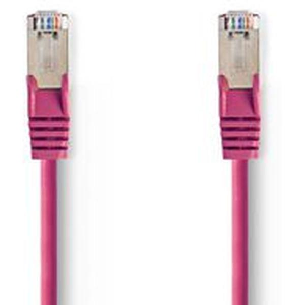 CAT5e_SF_UTP_Network_Cable_RJ45M_RJ45M_20m_Pink