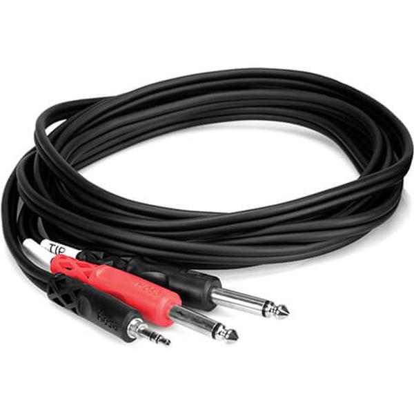 CMP_159_Stereo_Breakout_3_5mm_TRS_To_Dual_1_4IN_TS_10FT