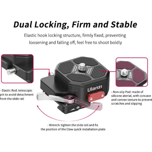 CO04_CLAW_Quick_Release_Plate_Set_For_DJI_RS_3_Mini
