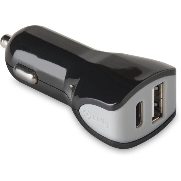 Car_Charger_2_Port_USB_Typec_BK