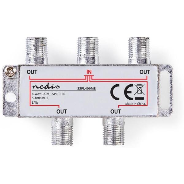 Catv_Splitter_5_1000MHz_Intermediate_Damping_8_0_dB_Outputs_