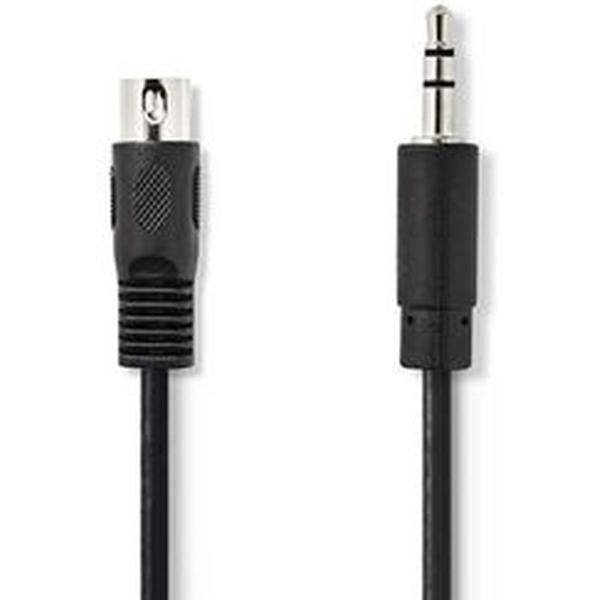DIN_Audio_Cable_DIN_5_PINS_M_3_5mm_M_1_0m_BK
