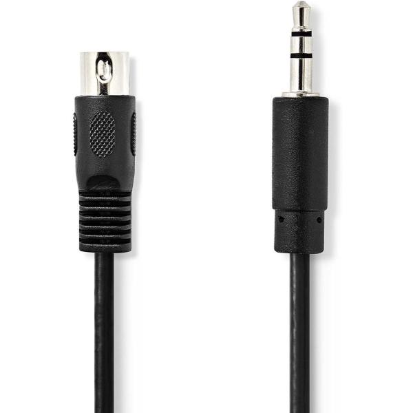 DIN_Audio_Cable_DIN_5_PINS_Male_3_5_mm_Male_Nickel_Plated_1m
