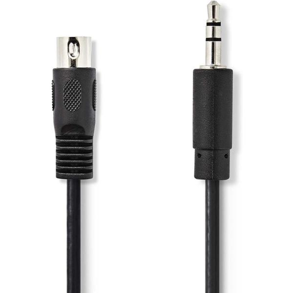 DIN_Audio_Cable_DIN_5_PINS_Male_3_5_mm_Male_Nickel_Plated_2m