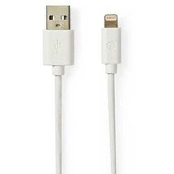 Data_Cable_Apple_Lightning_8_PINS_M_USB_A_M_1m_WH