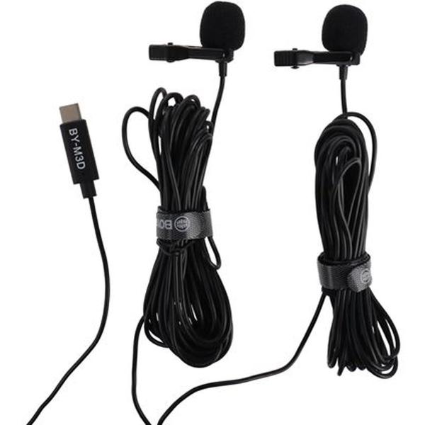 Duo_Clip_On_Lavalier_Microphone_BY_M3D_For_USB_C