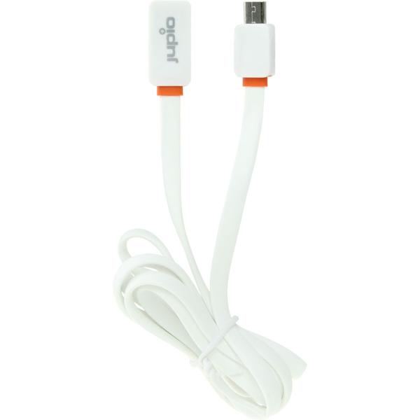 Flat_Cable_Micro_USB_To_USB_White_1m