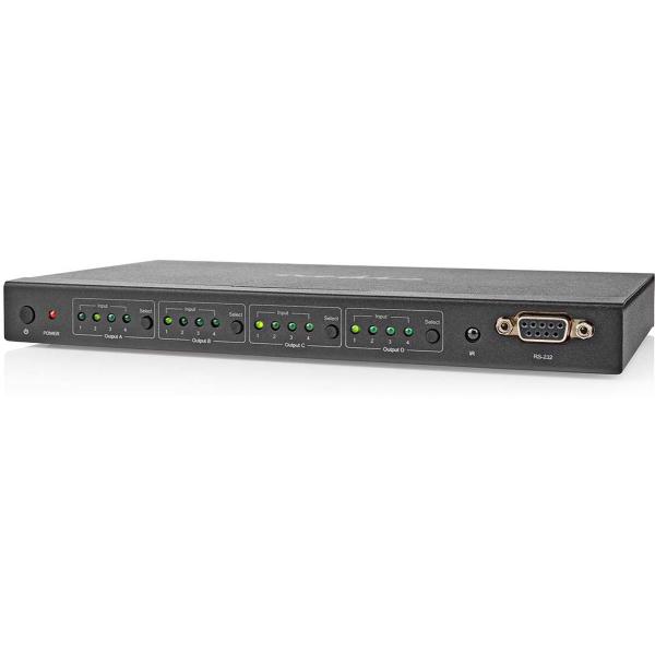 HDMI_Matrix_Switch_4_X_4_Ports_DC_Power_1X_RS232_4K_60Hz_Rem