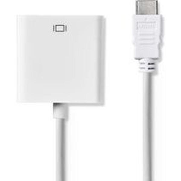HDMI_VGA_CBL_HDMI_Conn___VGA_F___3_5mm_Outp_0_2m_WH