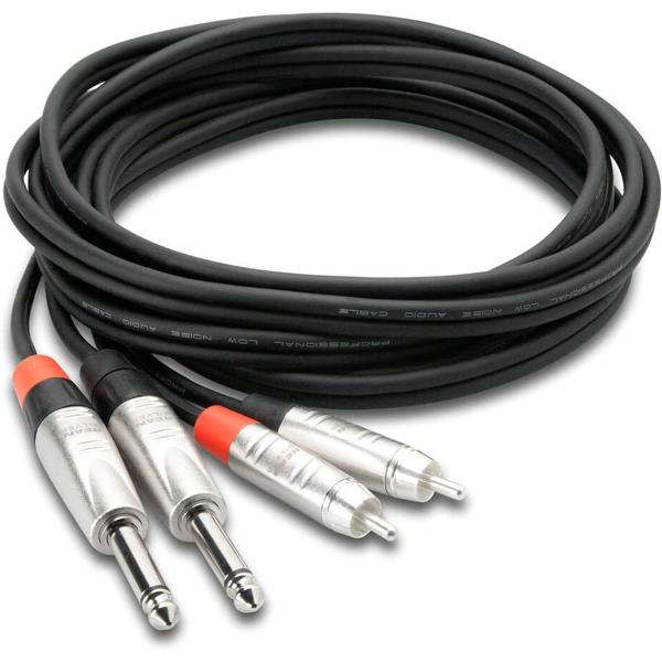 HPR_003x2_Pro_St_int_con_Dual_Rean_1_4IN_TS_To_RCA_3FT