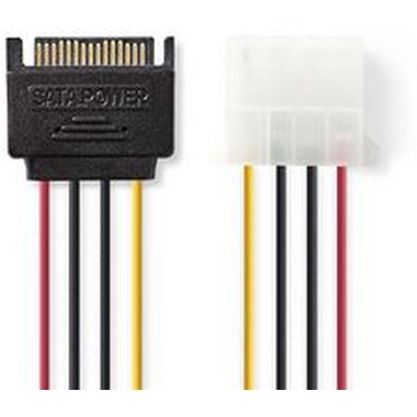 Interne_PWR_Cord_SATA_15_PINS_M_Molex_F_0_15m_Diverse