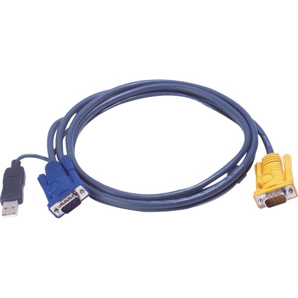 KVM_Cable_VGA_Male___USB_A_Male___Aten_SPHD15_Y_1_8m