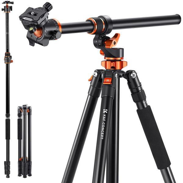 K_F_T254A7_Tripod_230mm_Aluminium_w__Tiltable_Arm