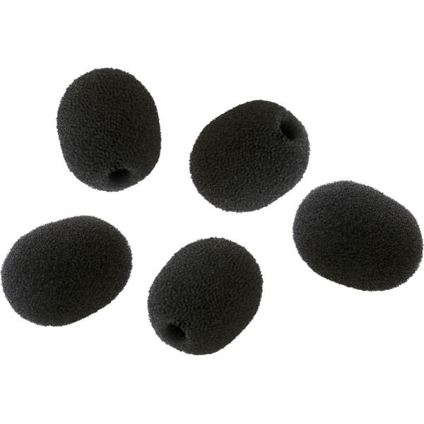 Lavalier_Mic_Foam_Windshields_Black_Pack_Of_5