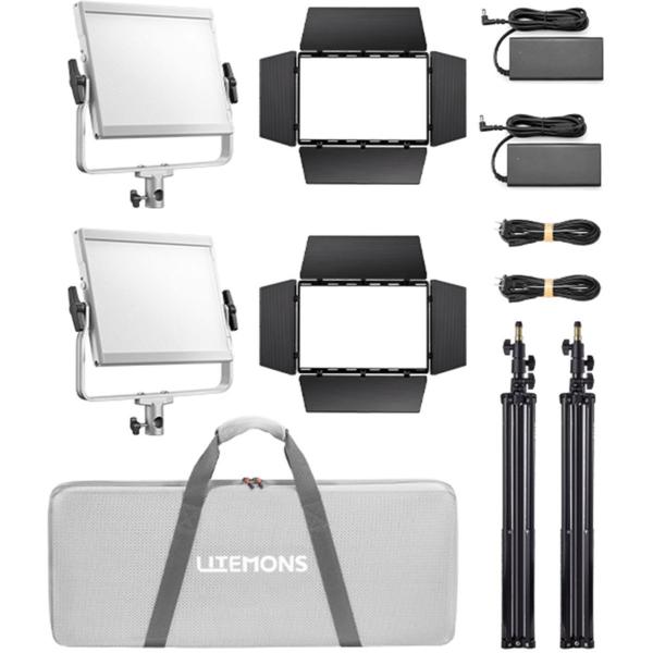 Litemons_LP600BI_Bi_Colour_LED_Light_Panel_2_Light_Kit