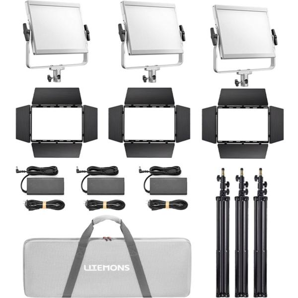 Litemons_LP600BI_Bi_Colour_LED_Light_Panel_3_Light_Kit