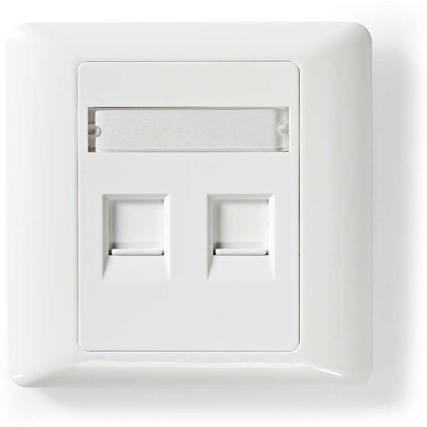 Network_Keystone_Voorplaat_RJ45_2_Poort_EN__ABS_White