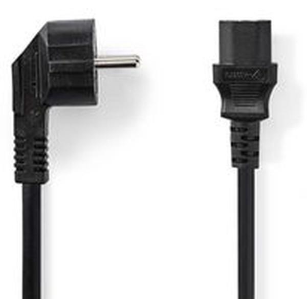 PWR_Cord_3X_1_5MM__Schuko_M_Angled_IEC_320_C13_2m_BK