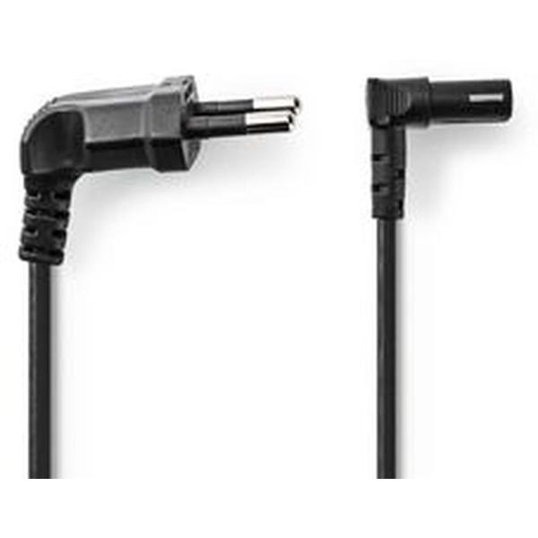 PWR_Cord_Europlug_Angled_IEC_320_C7_Angled_Up_DWN_2m_BK
