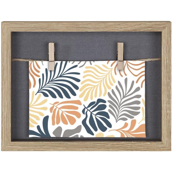 Photo_Frame_Muro_w__Cord_EN_Clamps_Eiken_16_5_X_21_5_cm