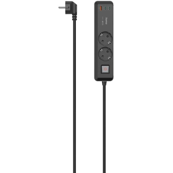 Power_Strip_2_FOLD_USB_C_A_65W_PD_Switch_1_4_M_Black_Grey
