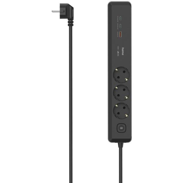 Power_Strip_3_FOLD_USB_C_A_100W_PD_Switch_1_4_M_Black_Grey