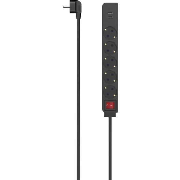 Power_Strip_5_FOLD_USB_A_17W_Switch_1_4_M_Black