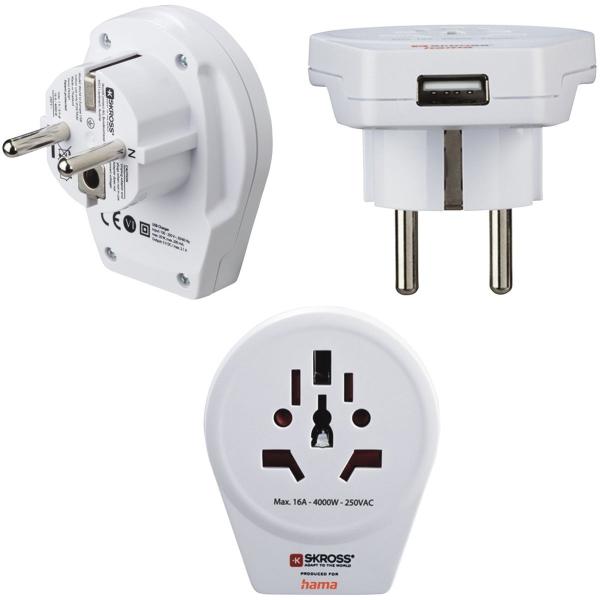 Reisadapter_World_To_Europe_USB_For_2_EN_3_POLE_Devices_1X_U