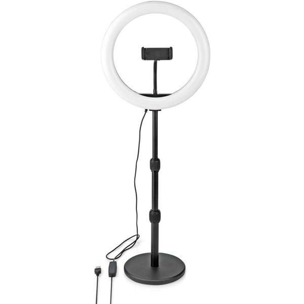 Ringlicht___10_inch___120_Led_s___2700___6700_K___Desk___Bla