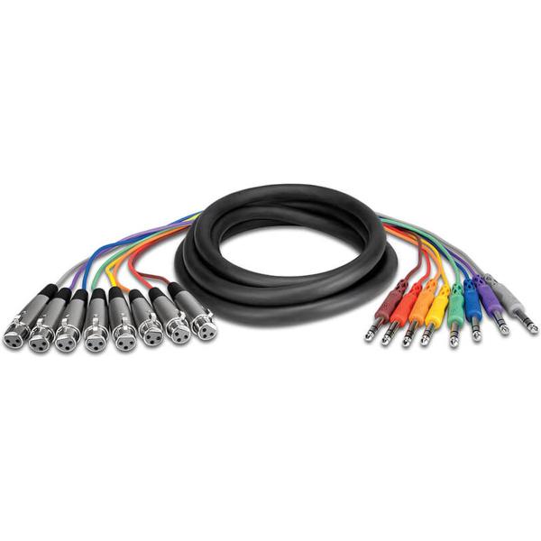 STX_805F_Balanced_Snake_XLR3F_To_1_4_In_TRS_5_M