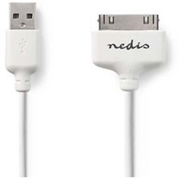 SYNC_And_Charge_CBL_Apple_Dock_30_PINS_M_USB_A_M_1m_WH