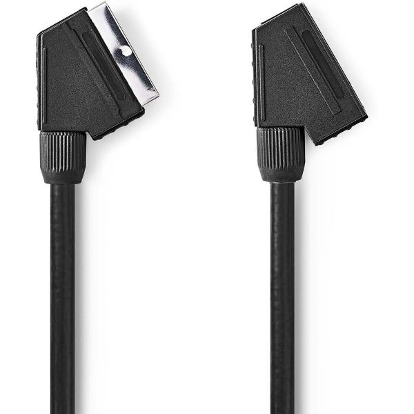 Scart_Cable_Scart_Male_Scart_Female_480p_2_0m_Round_PVC_Blac