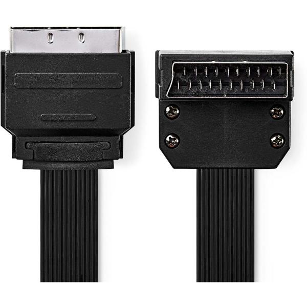 Scart_Cable_Scart_Male_Scart_Male_Nickel_Plated_480p_2m_Flat