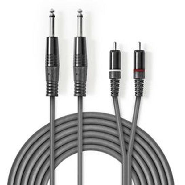 Stereo_Audio_Cable_2X_6_35mm_M_2X_RCA_M_3_0m_Grey