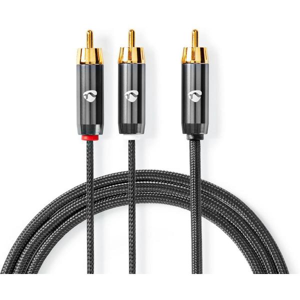 Subwoofer_Cable___RCA_Male___2X_RCA_Male___3_0m___Gun