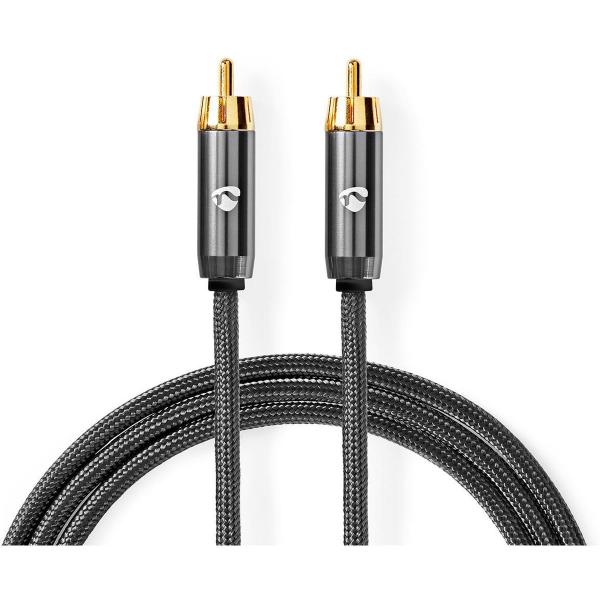 Subwoofer_Cable___RCA_Male___RCA_Male___Gun_Metal_Grey
