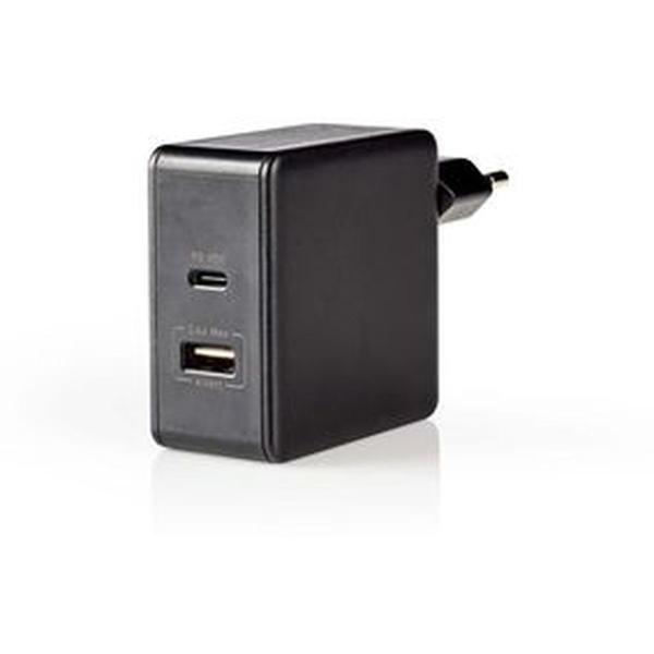 Thuislader_3_0_A_USB___USB_C_Power_Delivery_45_W_BK