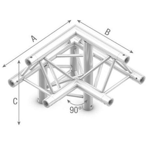 Truss_Triangle_90_Degree_Angle_Down_Lefttop_Up