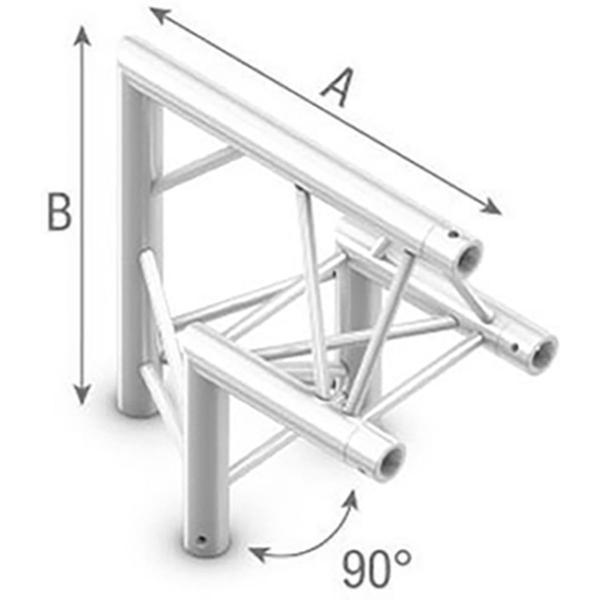 Truss_Triangle_90_Degree_Corner_Piece_Flat_Side_Up