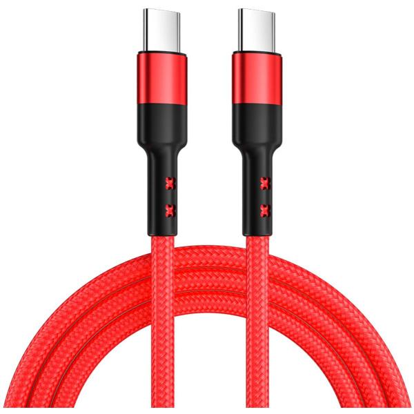 USB_C_To_USB_C_60W_Cable_30cm_Red