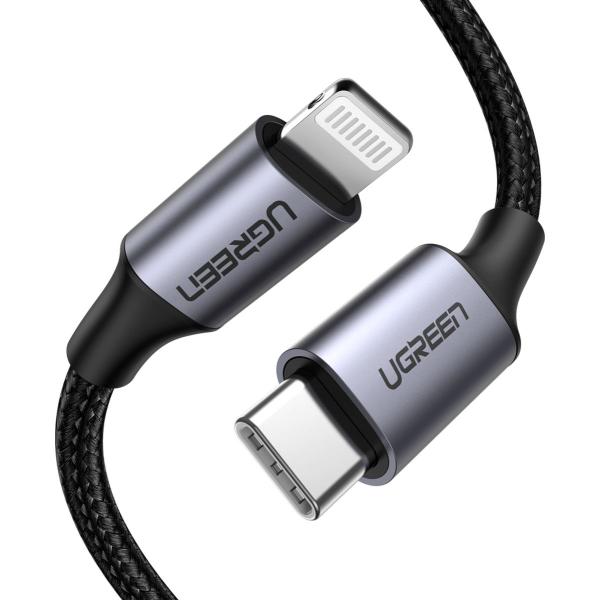 USB_C_to_Lightning_M_M_Cable_Aluminum_Shell_Braided_1m_Black