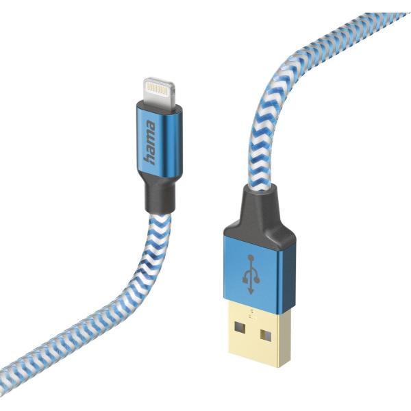 USB_Cable_Reflectief_USB_A_To_Lightning_1_5_M_Blue