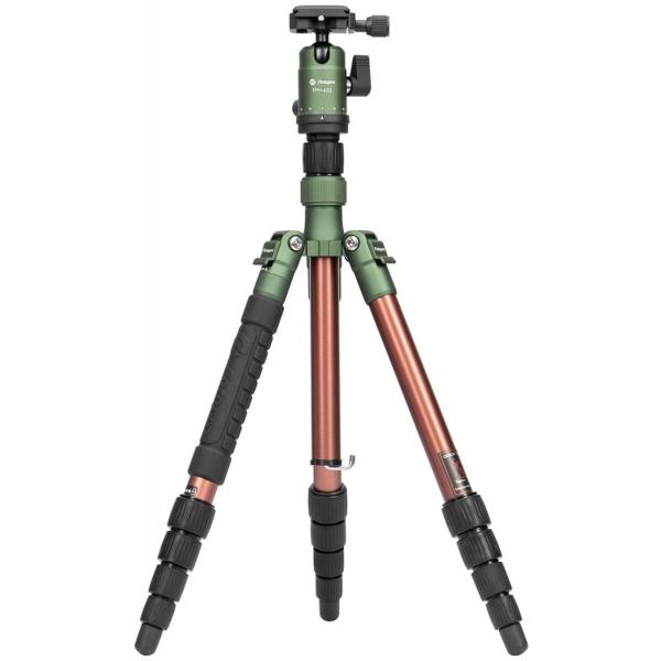 X_GO_Gecko_Tripod_w__FPH_42Q_Ball_Head_Green_Brown